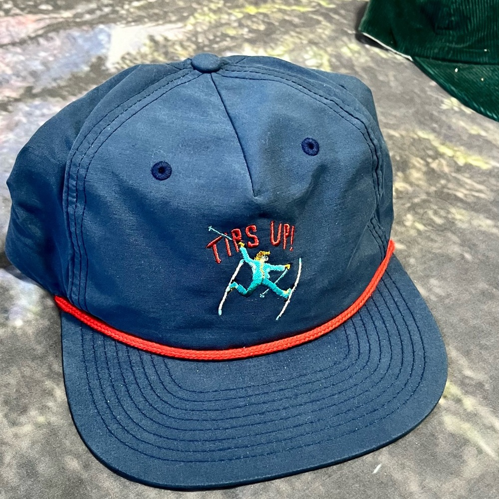 Tips Up Hat. Blue